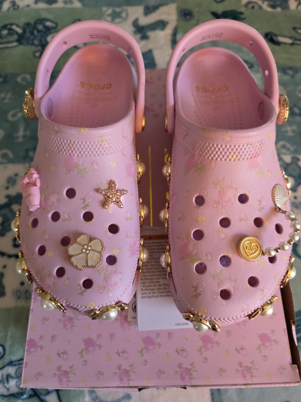 Love Shack Fancy X Crocs Collab Sz 8 NWT
